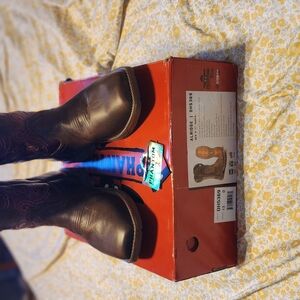 Double H Mens Brown Western Boots Size 13d